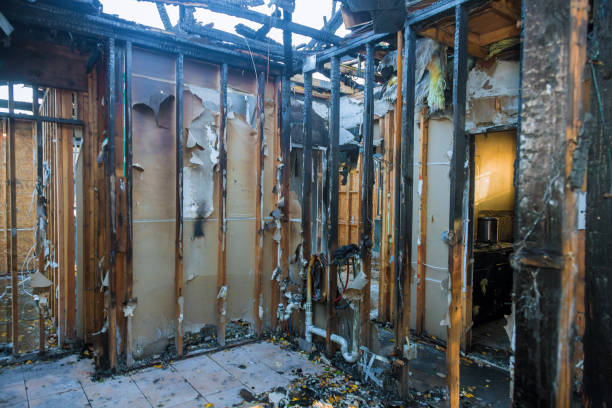 Professional Fire Damage Removal technician working in St. Francis, WI